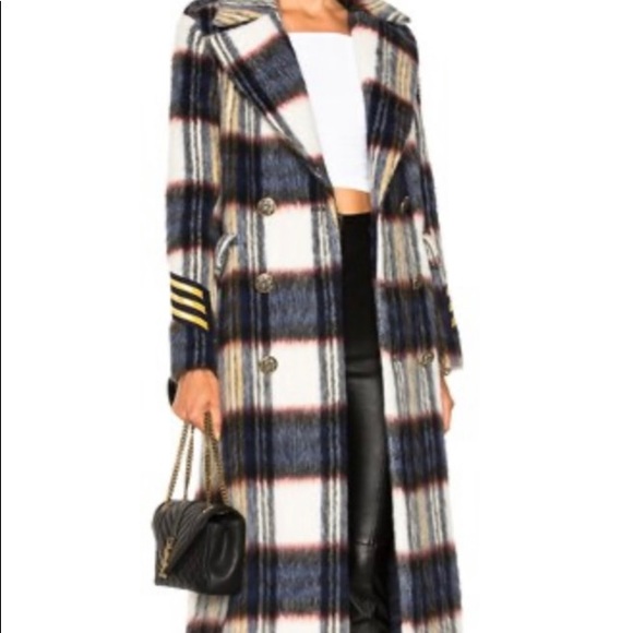 History Repeats Checked Double Breasted Coat. - Picture 4 of 5